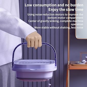 Portable Foldable Mini Washing Machine 6L
