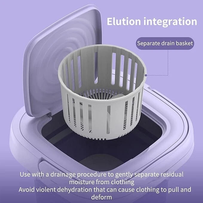 Portable Foldable Mini Washing Machine 6L
