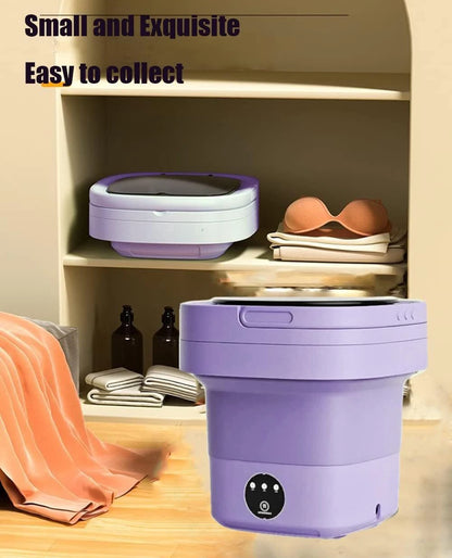Portable Foldable Mini Washing Machine 6L